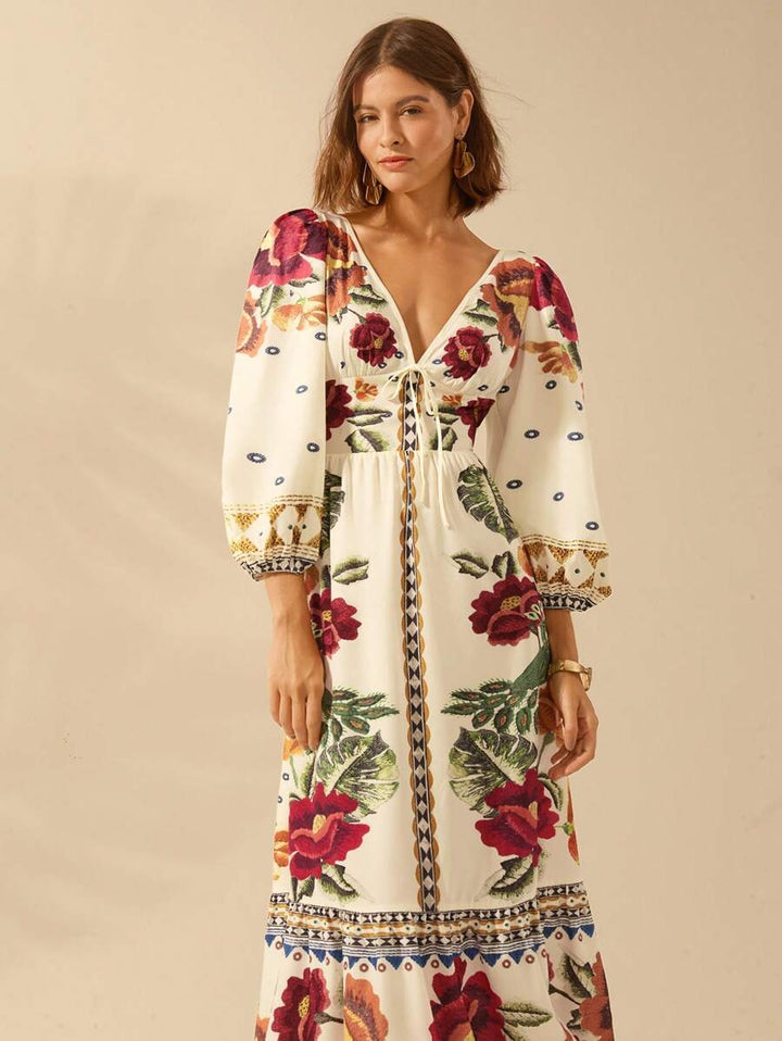 Lillian™ | Floral Holiday Dress
