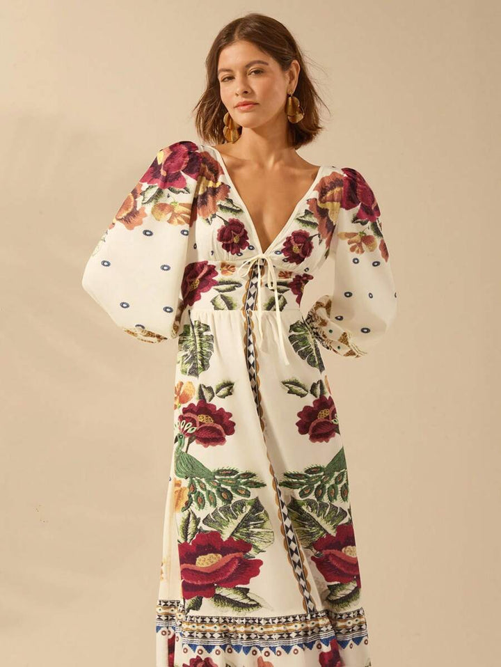 Lillian™ | Floral Holiday Dress