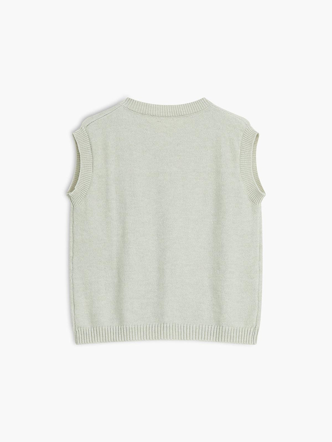 Casual Button Up Sweater Vest