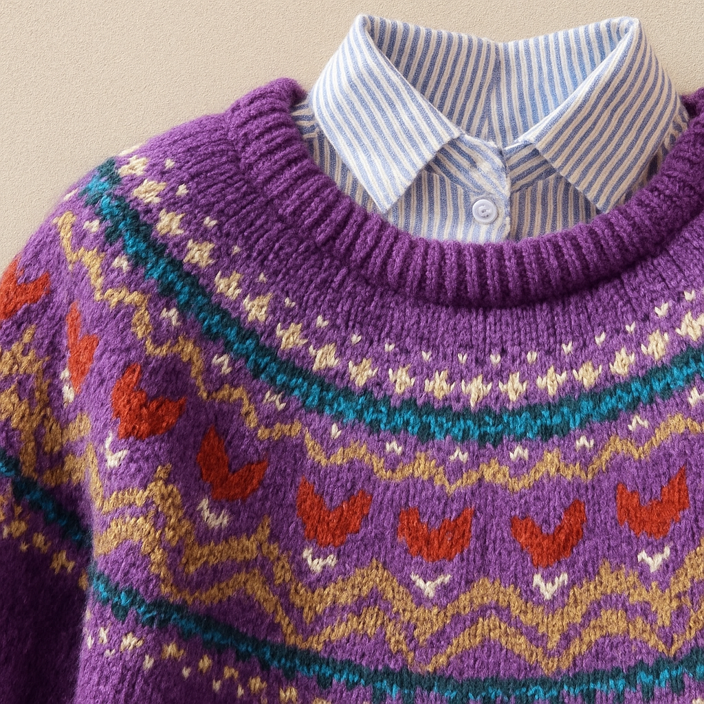 Solva | Classic Vintage Knit Sweater