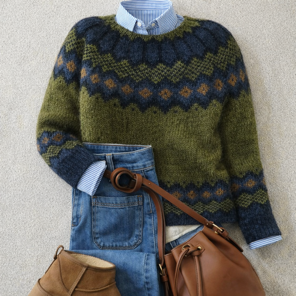 Jessica | Heritage Nordic Knit Sweater