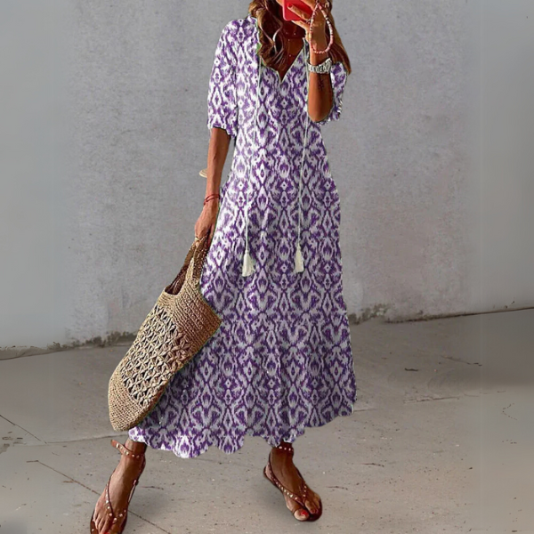 Paisley™ | Chic Boho Midi Dress