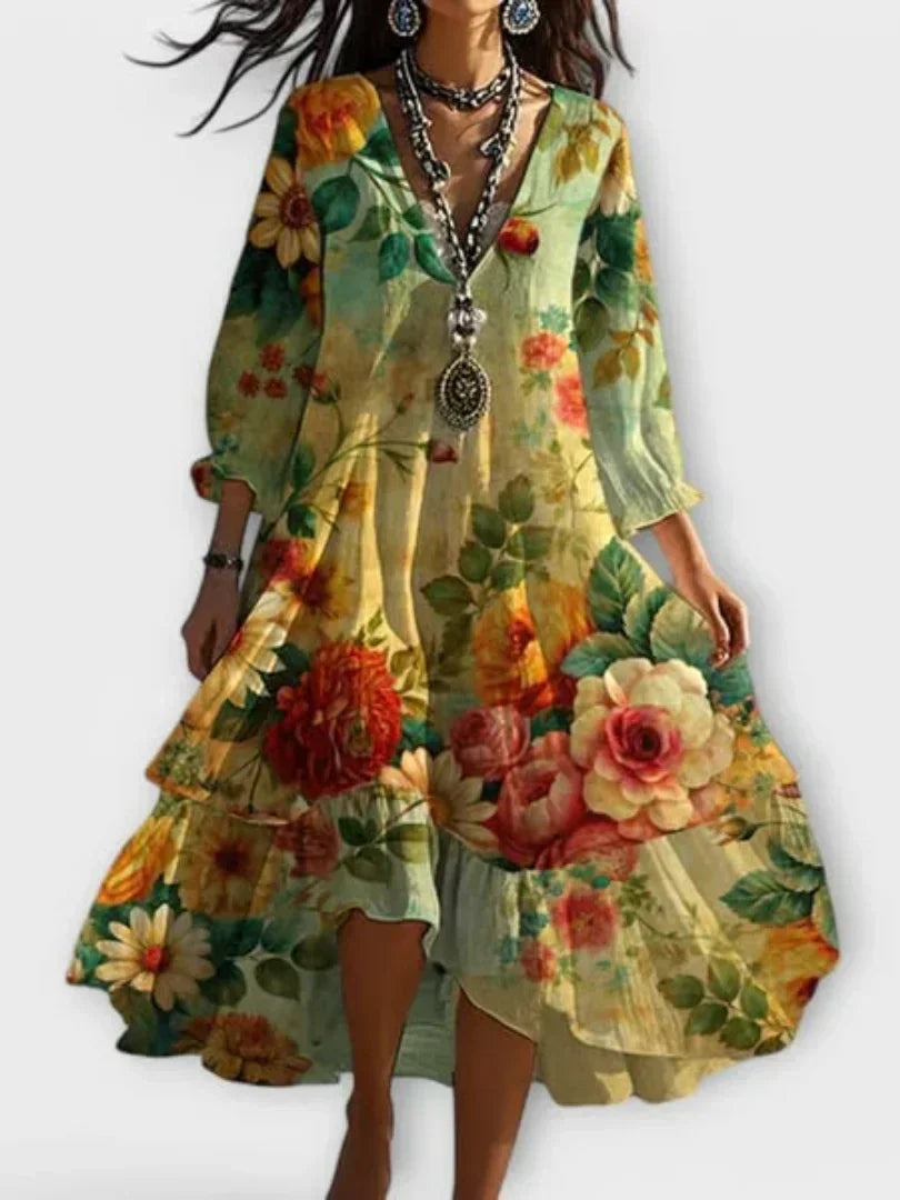 Stella™ | Vintage Floral Dress